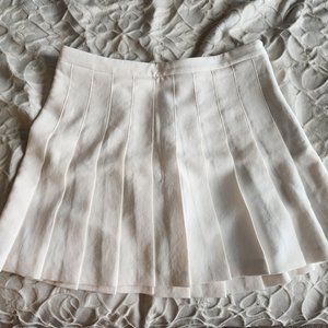Aritzia pleated mini skirt (Wilfred)